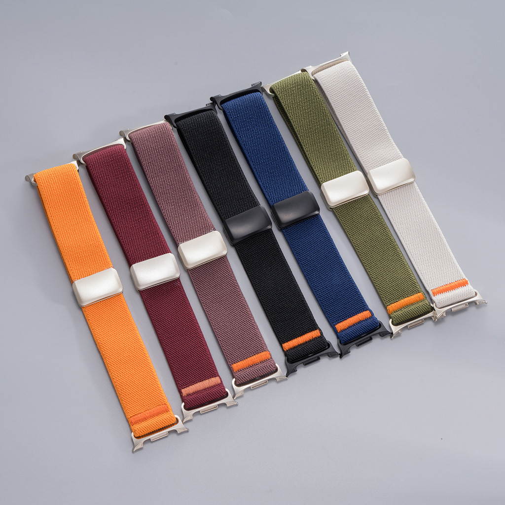 ไนลอนสายนาฬิกาแม่เหล็กสําหรับ Samsung Galaxy Watch 8 40 มม.44 มม.สร้อยข้อมือแบบห่วงยืดหยุ่นสําหรับ Galaxy Watch 8 คลาสสิก 46 มม.สายรัดข้อมือ - รูปที่ 6