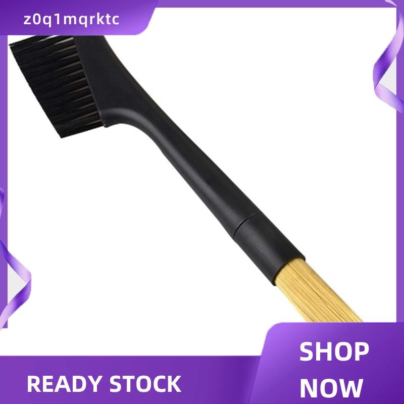 z0q1mqrktc Double Head Coffee Brush Espresso Coffee Crusher Machine Clean Brush Matcha Keyboard Dust