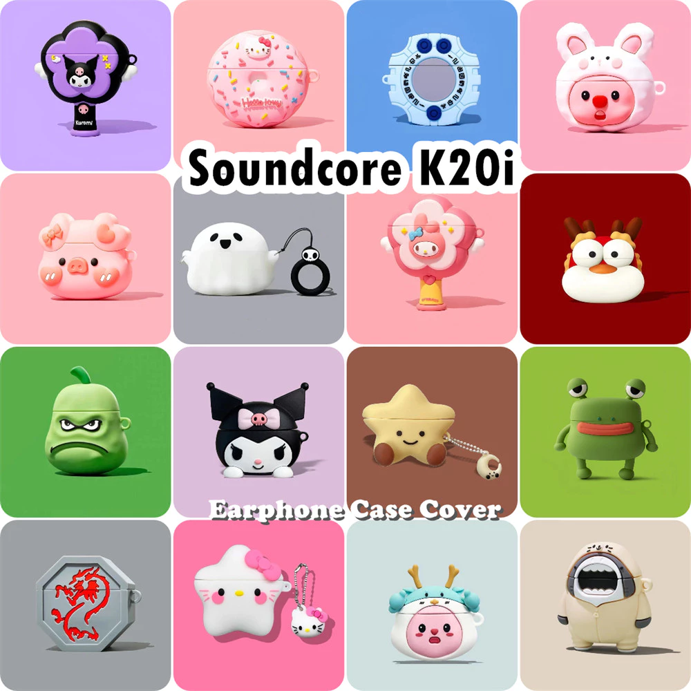คุณภาพสูง สําหรับ Soundcore K20i กรณีหูฟังน่ารักการ์ตูน Series ปลอกซิลิโคนอ่อนนุ่ม NO.1