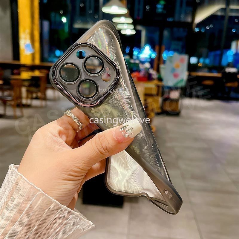 เคสโทรศัพท์สําหรับRealme Note 70 70X Note70 Note70X 70T 4G 5G 2025 Glitter Featherซิลิโคนกันกระแทกปลอกเลนส์กล้องป้องกันปกหลัง - รูปที่ 2