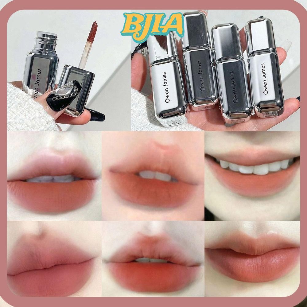 BJA Cosmetics Lipstick, Velvet Long Lasting Matte Lipstick, Non-fade Low Saturation Soft Mist Lip Ti