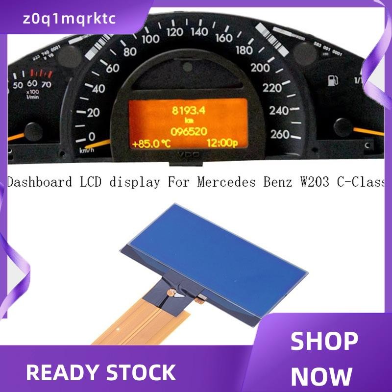 z0q1mqrktc แดชบอร์ดจอแสดงผล LCD สําหรับ W203 C-Class หน้าจอ LCD เครื่องมือ Cluster พิกเซล