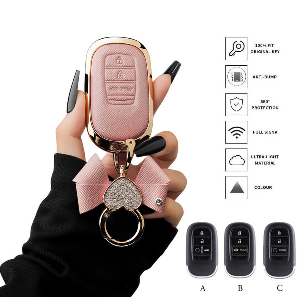 รถจักรยานยนต์ผู้หญิงกุญแจรีโมทสําหรับ Honda HRV 2025 ใหม่ทั้งหมด HRV Civic fb CRV Gen4 อุปกรณ์เสริม