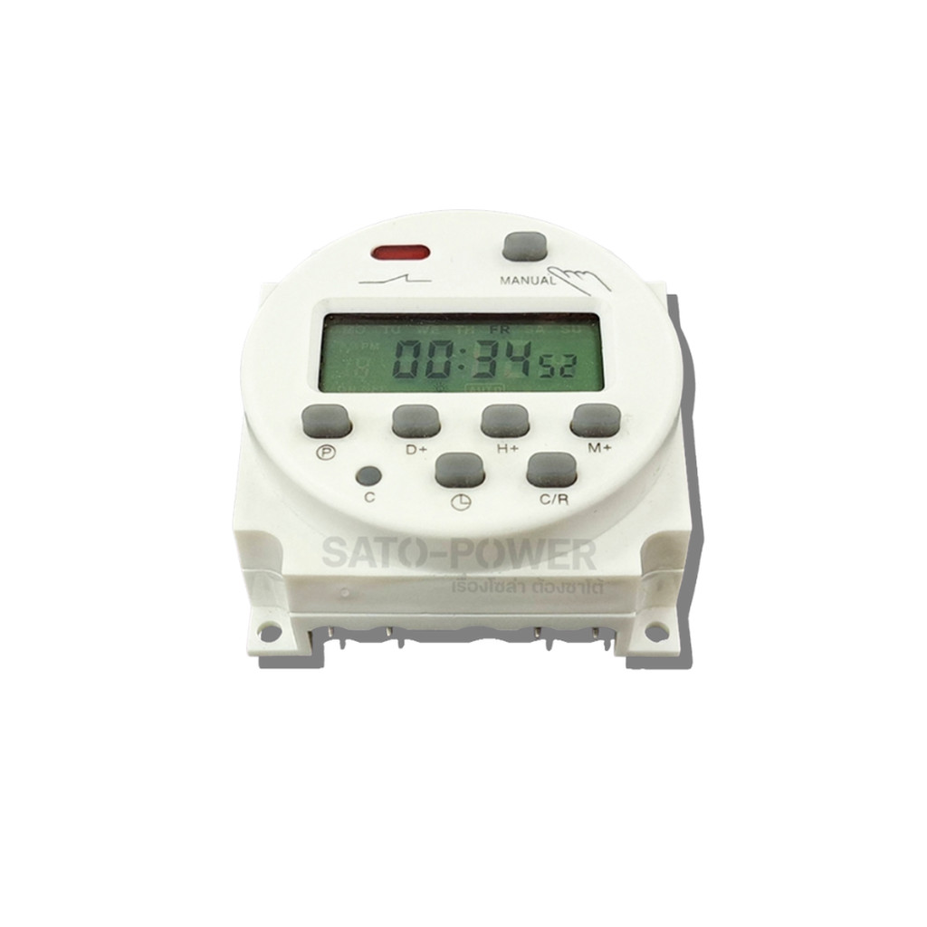 TIMER รุ่น CN101A DC กระเเสตรง 24V ไทม์เมอร์ ตัวตั้งเวลา ตั้งได้สูงสูด16โปรเเกรม ตัวตั้งเวลา ทามเมอร์ดิจิตอล