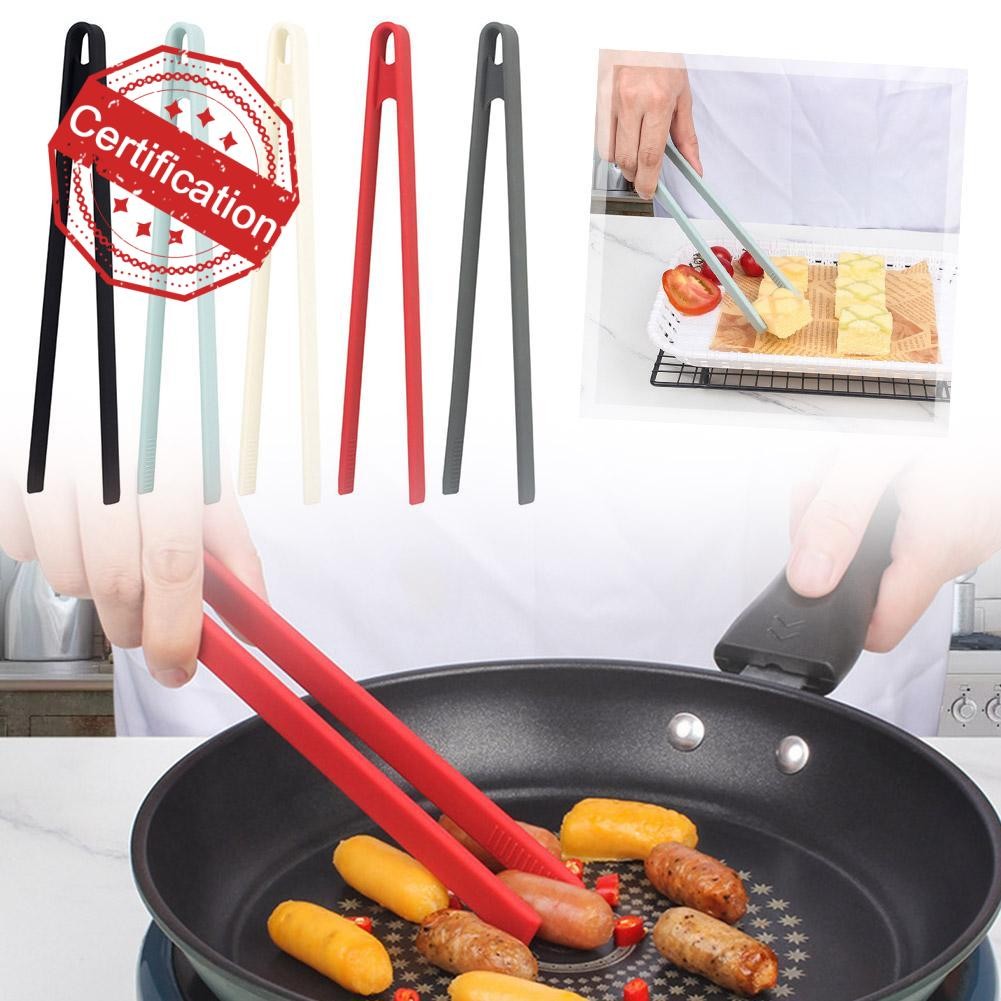 Toast แหนบซิลิโคนทนความร้อนทําอาหารซิลิโคน Bbq ทําอาหารครัวแหนบแหนบแหนบอาหาร N7m2