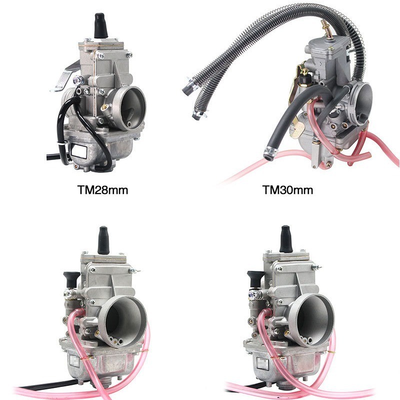 按摩托车油器Mikuni FLAT SLIDE CARB VM TMX28 30 32 34 TM 24 มม.