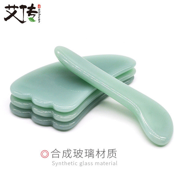 กัวซา กัวซาหิน ประดิษฐ์ อาเวนทูรีน หยกขูดคณะกรรมการป้องกันหยกขูดแท็บเล็ตแก้วสังเคราะห์ใบหน้าเรซิ่นคริสตัลนวดติด Ai ถ้า - รูปที่ 2