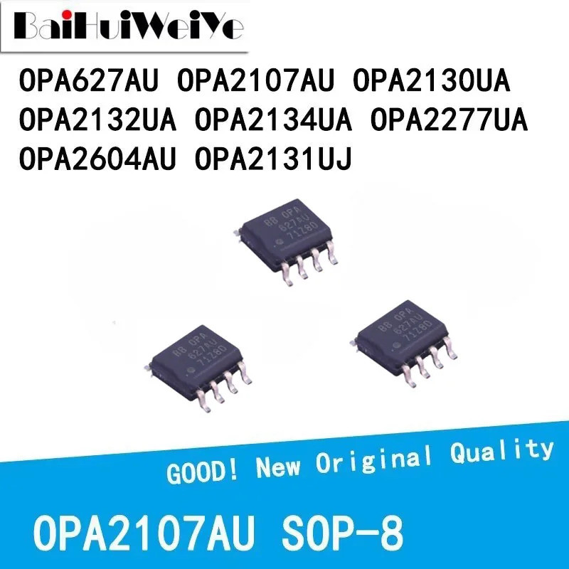 1-5PCS OPA627AU OPA2107AU OPA2130UA OPA2132UA OPA2134UA OPA2277UA OPA2604AU OPA2131UJ SMD SOP-8 ชิป 