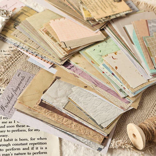 60 แผ่น Vintage Flower Evening Monogatari Series กระดาษสมุดภาพ Deco DIY ข้อความกระดาษ Art กระดาษ