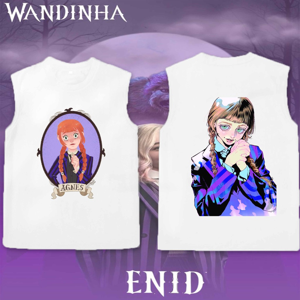 Wednesday Inspired Graphic Tank – Agnes Demille Style | เสื้อกล้ามสไตล์ Wednesday ลาย Agnes Demille 