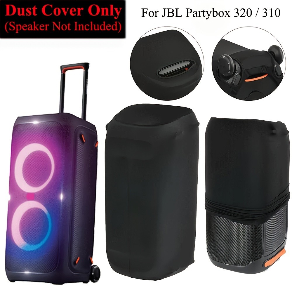 ฝาครอบกันฝุ่นสําหรับ JBL Partybox 310/320 ตัวป้องกันลําโพง | เคสกันฝุ่นยืดยางยืดพร้อมยางยืด | ฝาครอบป้องกันสําหรับอุปกรณ์เครื่องเสียงแบบพกพา (ไม่รวมลําโพง)