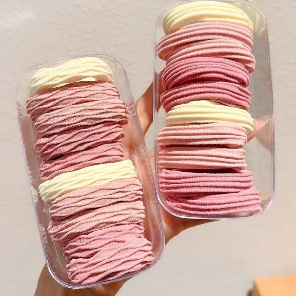 ส่องแสง 10ชิ้นผู้ถือผมหางม้า,นุ่มยืดทนทานยืดหยุ่นสูงผมผูก,ลักษณะสูงที่ไร้รอยต่อหนาหลายสีถักผ้าขนหนูผ้าคาดศีรษะสาว - รูปที่ 7