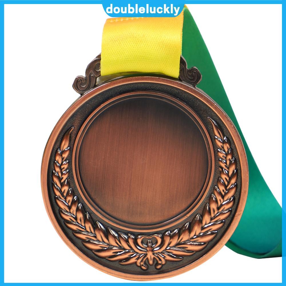 ✿ดล1♣  เหรียญรางวัลสีบรอนซ์เงินทอง 2 นิ้วพร้อมริบบิ้นคอ 1st 2nd 3rd รางวัลเหรียญรอบสําหรับเด็กโรงเรี