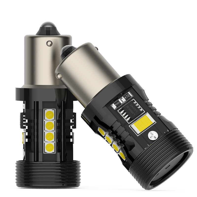 跨境倒车灯LED高亮解码1156 ba15s  P21W PY21W转向灯T20后雾灯