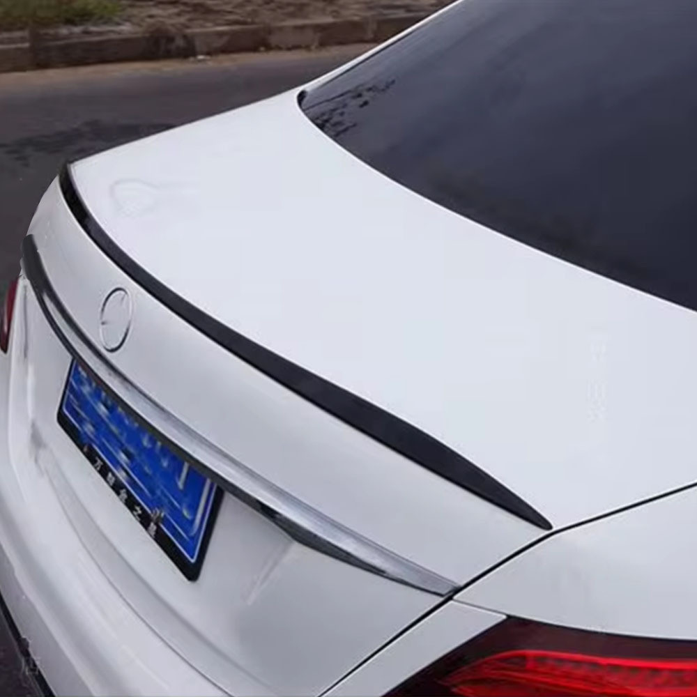 奔驰E级改装专用 W213 E63 E260 E300L AMG碳纤维尾翼后扰流C63尾
