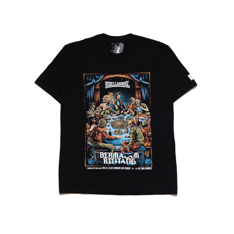 (HOT) เสื้อยืด REBELLION ROSE - NIGHTD STAR