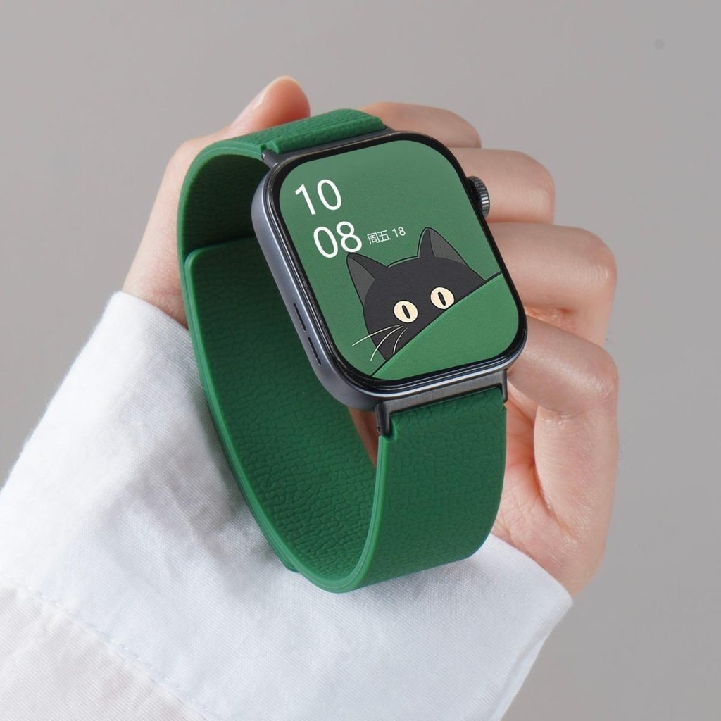 สายซิลิโคนแตก,สายนาฬิกาแม่เหล็กแบบสปอร์ต,ใช้ได้กับ Huawei Watch FIT4-FIT4pro-FIT3 ราคา ถูกที่สุด ดีลบีเคเค แกลเลอรีภาพที่ 4
