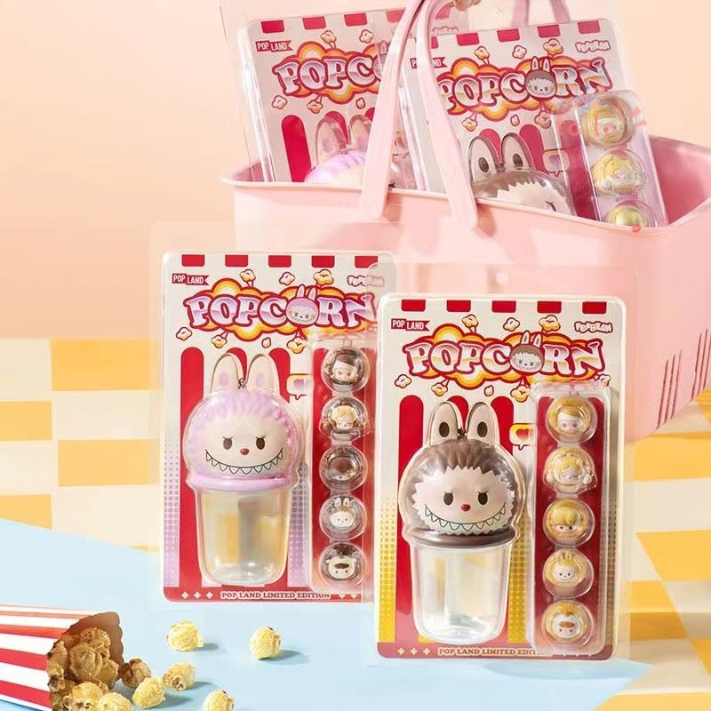 LABUBU POP BEAN Bubble Cute Popcorn Series