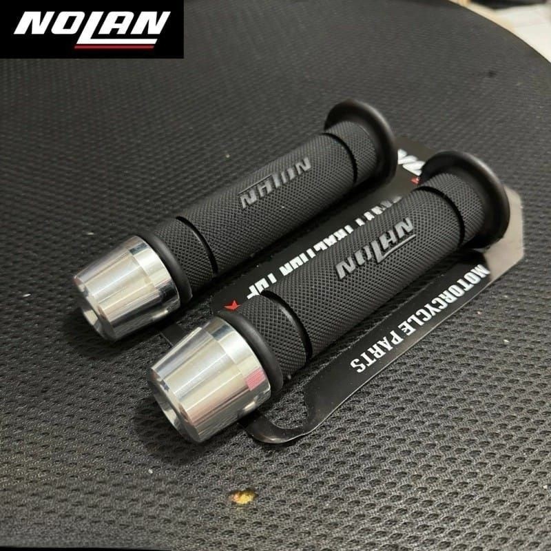 ปลอกแฮนด์ HANDFAT HANDGRIP MOTORCYCLE NOLAN รุ่น RCB HG55 + CHROME STANDBAR รองเท้า PCX รุ่น UNIVERSAL สําหรับรถจักรยานยนต์ทั้งหมด