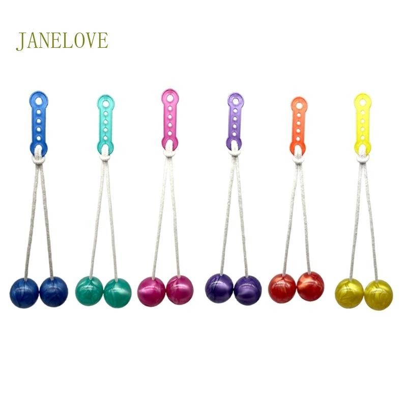 Jlove ความเครียดบรรเทา Led Clackers Light up Pro-Clackers Balls บน A String Noise Maker ของเล่น Claa