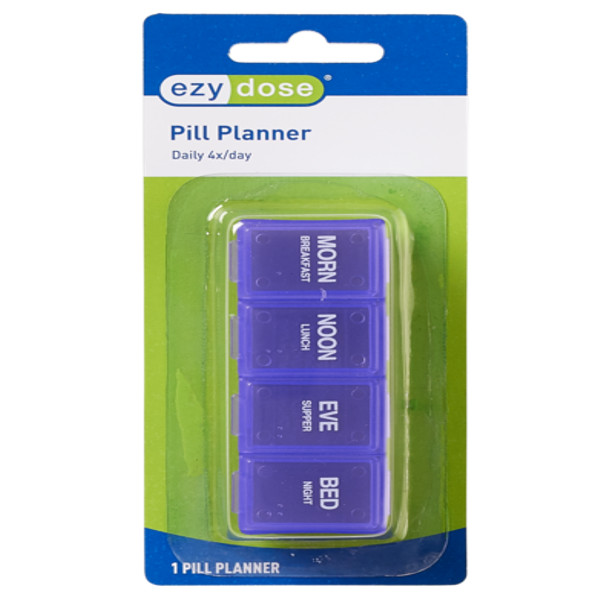 Ezy Dose ตลับยา 1 Day Pill Reminder-Thick