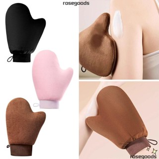 Rose Self Tanner Mitt, Sunless ปลอม Tan Reusable Lotion Appl…
