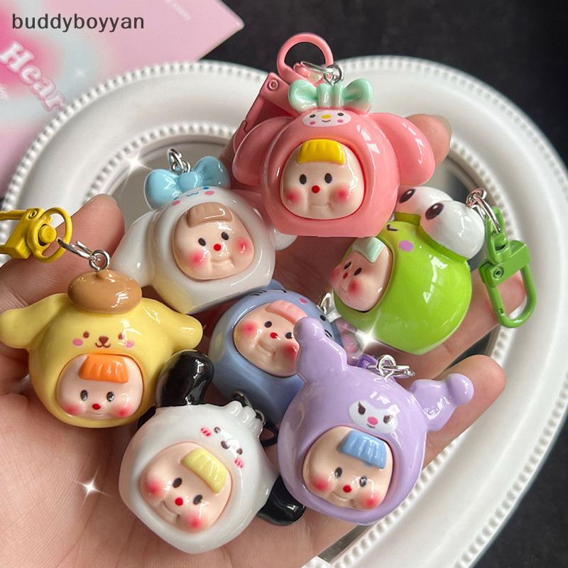 Bbth การ์ตูน 3D Sanrios Kawaii พวงกุญแจจี้กระเป๋าเป้สะพายหลังแขวนตกแต่งของขวัญ Vary