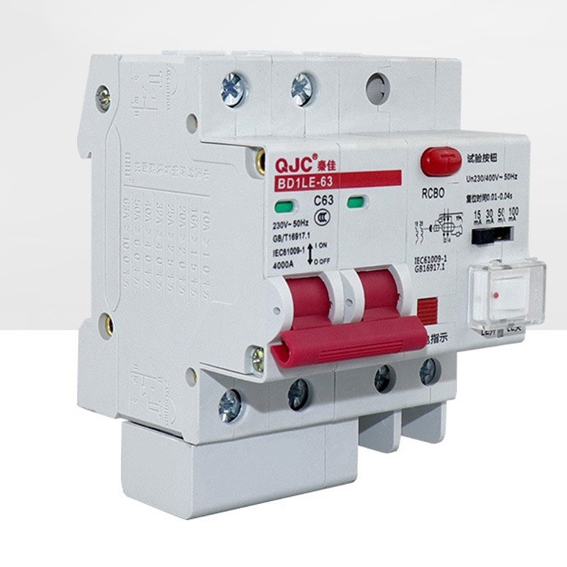 ✶Residual Current Circuit Breaker 15mA 30mA 50mA 100mA Adjustable Leakage Air Switch Protector 2P 22