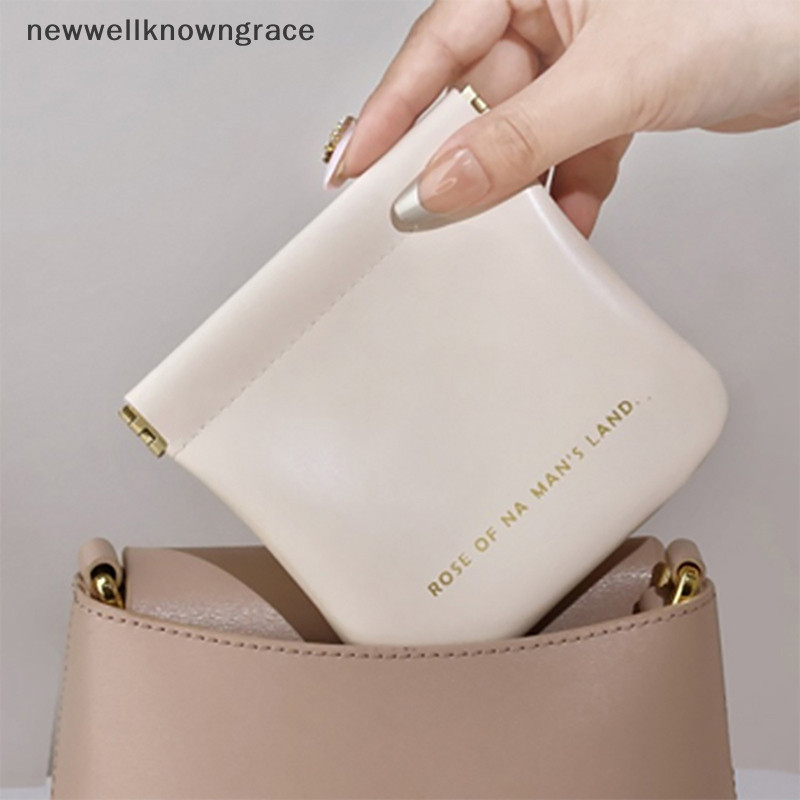 ใหม่wellknowngrace ใหม่ Camellia ขนาดเล็กกลิ่นหอมมือแต่งหน้ากระเป๋าขนาดใหญ่ความจุสูงลักษณะระดับกระเป๋าเดินทางถุงแป้งแบบพกพา TH
