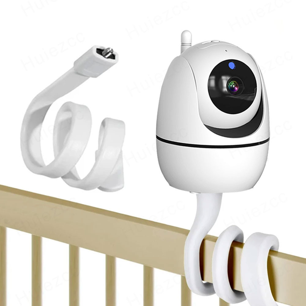 ที่วางกล้อง IP ขาตั้ง Baby Monitor Wall Mount ขายึดซิลิกาเจลเปล Cradle Rod ที่วางท่อยืดหยุ่น Twist Mounting