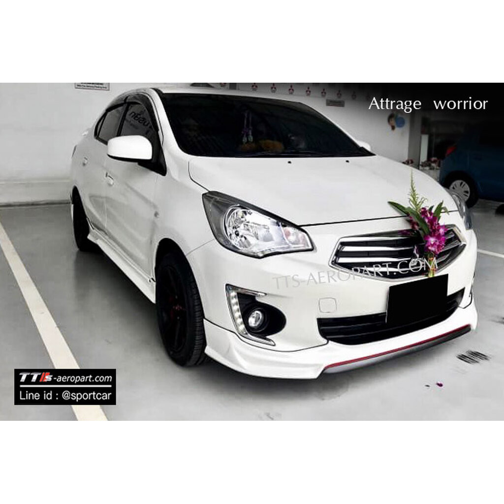 ชุดแต่ง Attrage 2017 2018 2019 ทรง Worrior - Attrage แต่งสวย Attrage แต่งซิ่ง ชุดแต่งรอบคัน Mitsubis