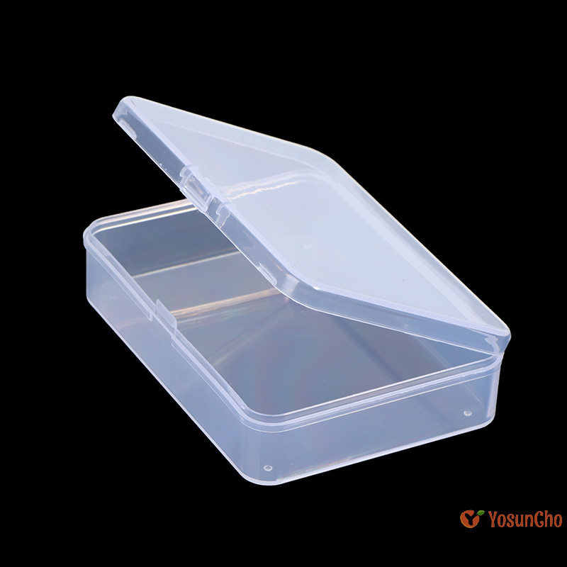 Yosunchoker] 1 ชิ้นการ์ดเกมกล่องใสเครื่องประดับคอนเทนเนอร์ 10x7 ซม.เกมกระดานกล่องใหม่