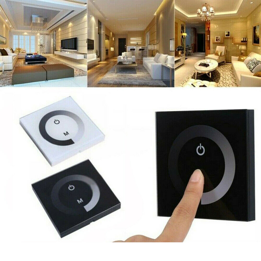 Creative Running Water Flowing LED Strip Light Controller Reflux Pixel Touch Panel Control สําหรับม้าวิ่ง Race เทปโคมไฟ Wall Pane