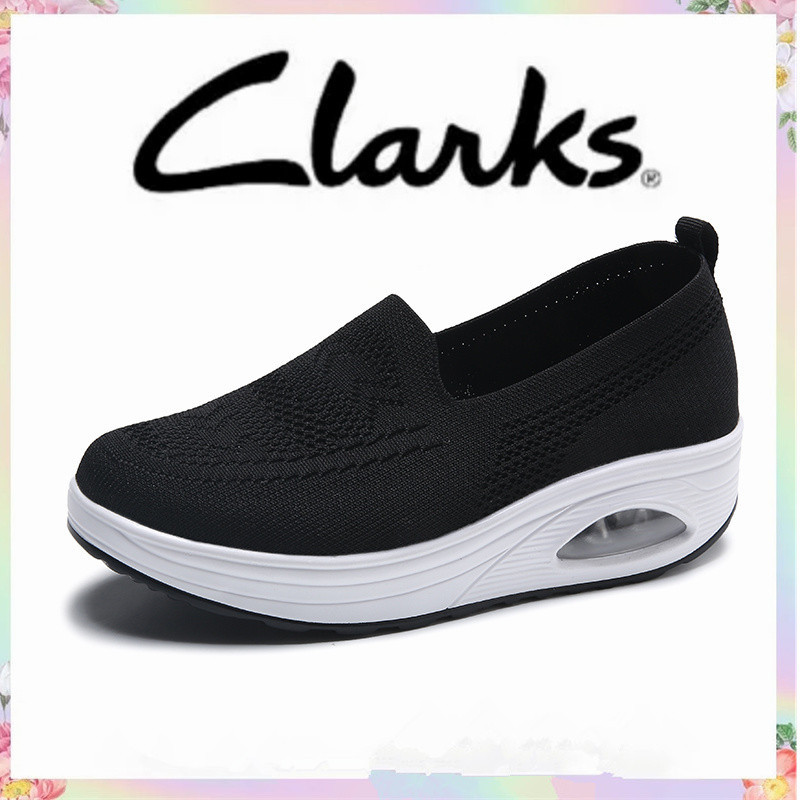 Clarks คลาร์ก รองเท้า ผู้หญิงรองเท้าแบน ผู้หญิงเกาหลี คลาร์ก ผู้หญิงรองเท้ากีฬารองเท้าผู้หญิงรองเท้าผ้าใบขนาดใหญ่ สหภาพยุโรป 40 41 42 คลาร์ก รองเท้า