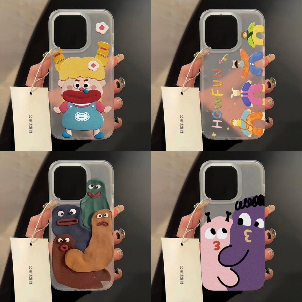 เคส เคสไอโฟน For iPhone 11 13 15 14 12 Pro Max 14 15 Plus i11 Matte บางพิเศษ โทรศัพท์มือถือนิ่ม เคสโทรศัพท ์ ไม่เหลือง
