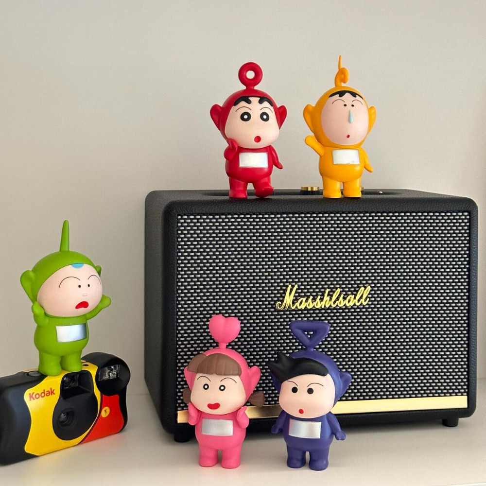 สถานที่ท้องถิ่น 5 ชิ้น/เซ็ต Crayon Shin chan คอสเพลย์ Teletubbies อะนิเมะรูป COD สต็อกรูปตุ๊กตาของเล่นสําหรับของขวัญเด็กคอลเลกชันเครื่องประดับรถบ้าน Gacha เค้กตกแต่ง Masao Boochan