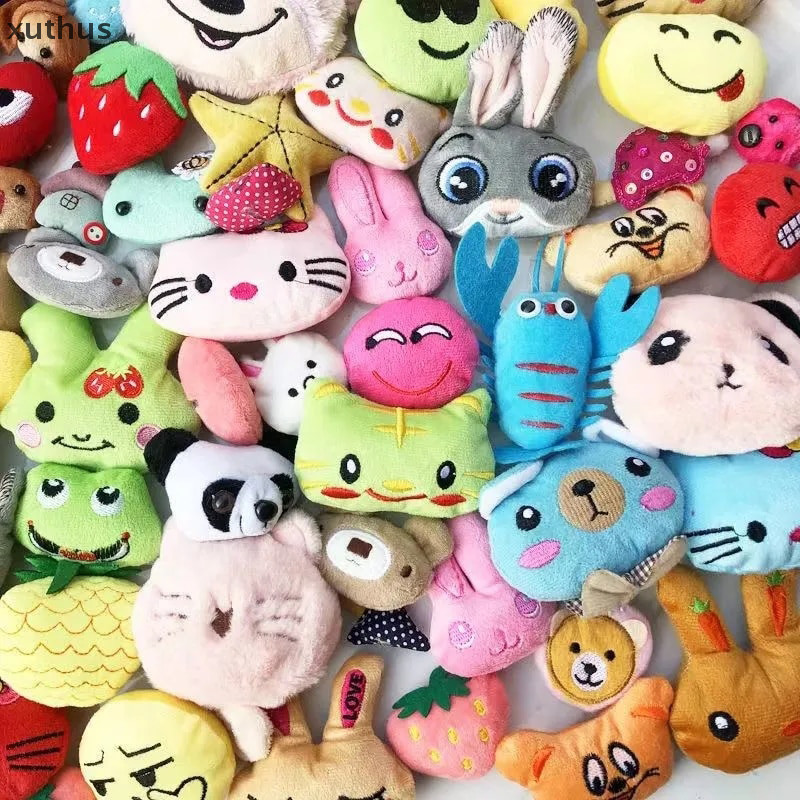 Xut 10ชิ้นสัตว์น่ารักตุ๊กตาตุ๊กตา5-6เซนติเมตร น่ารัก กระต่ายหมีแพนด้ายัดไส้ของเล่นมินิสาวตุ๊กตากรงเล็บเครื่องตุ๊กตาอุปกรณ์ตุ๊กตาขนาดเล็กสําหรับตุ๊กตาหนีบมินิของเ N