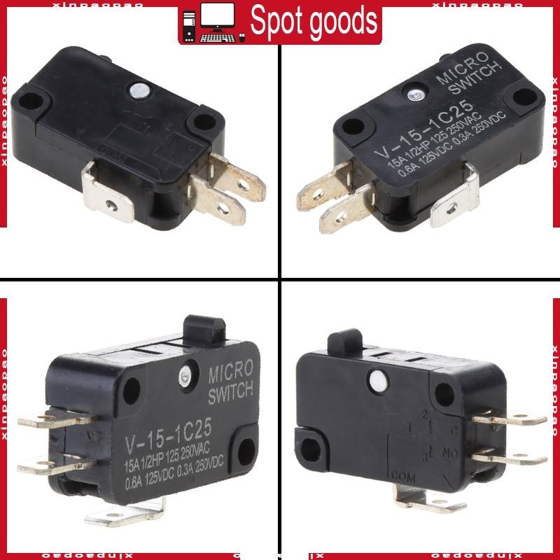 Xi KW7-0C AC125V 250V 15A DIY Micro Limit สวิทช์ SPDT Snap Action Momentary สวิทช์