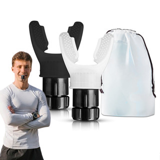 1 ชิ้น กีฬา หายใจ เทรนเนอร์ ออกกําลังกาย ปอด หน้า ปากเป่า อุ…