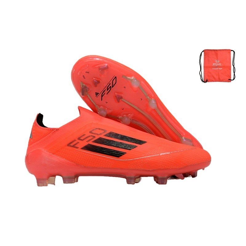 F50 Laceless Messi Fast Rerborn FG football shoes Outdoor Anti-slip and Wear-resistant Soccer Shoes