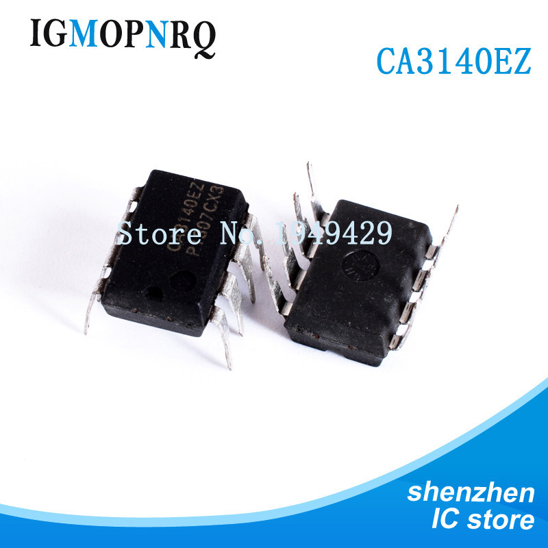 10 ชิ้น/ล็อต CA3140E CA3140EZ op amp เครื่องเชื่อม/อินเวอร์เตอร์ DIP-8 ใหม่
