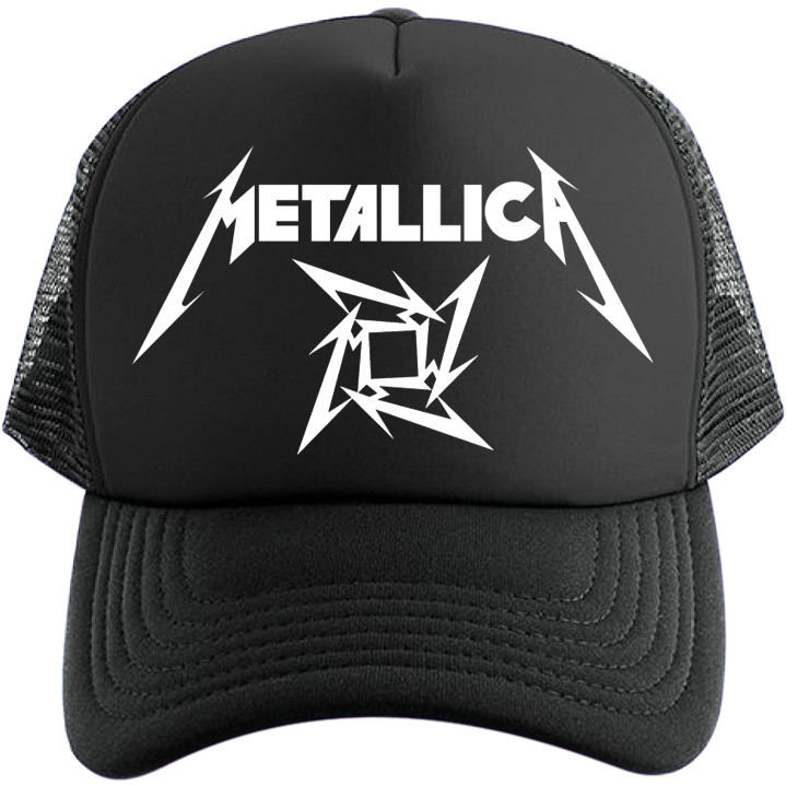 หมวก trucker สำหรับผู้ชายและผู้หญิง-Metallica