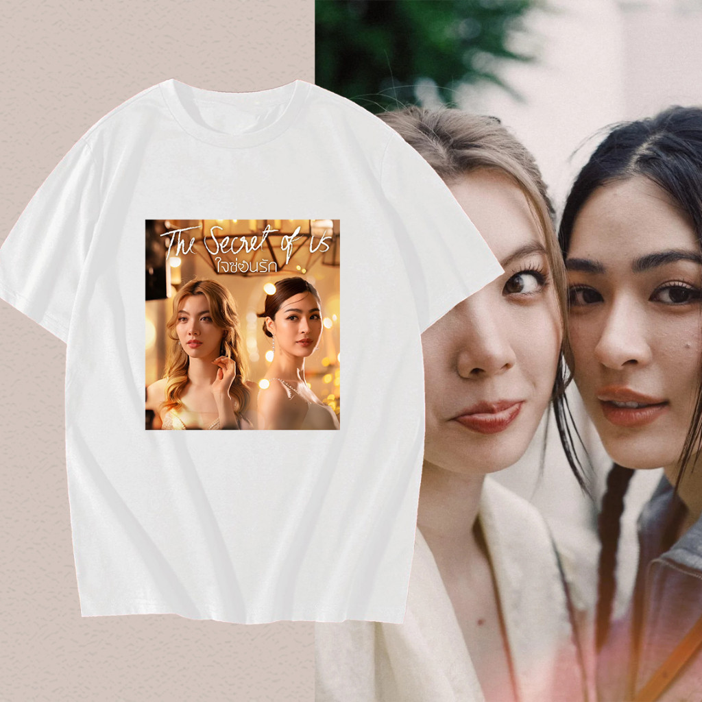 NEW 2024 เสื้อTheSecretOfUs lingorm ormkornnaphat linglingkwong  T-Shirt ผ้าCotton 100% ใส่ได้ ทั้ง 
