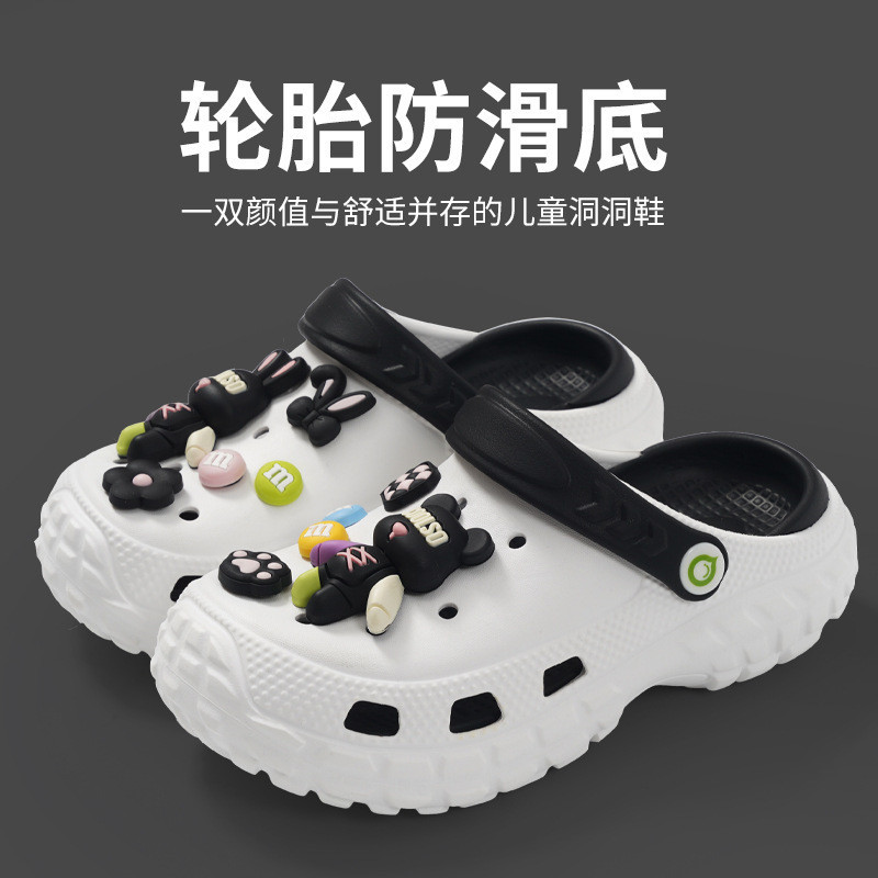 ใช่แล้ว 6-14ปีเด็กยางลื่นด้านล่างการ์ตูนหมีรองเท้าแตะ - รูปที่ 6