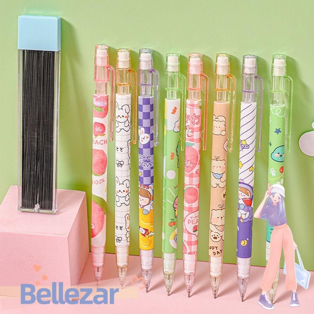 ดินสออัตโนมัติ BELLEZAR ดินสอกดเครื่องเขียน 2.0 มม. 2B คุณภาพสูงมาพร้อมกับยางลบแบบกด Sketch Pencil S