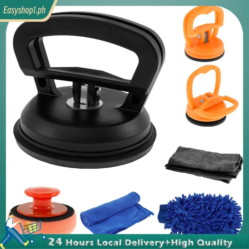 3 ชิ้น Dent Puller Kit นํากลับมาใช้ใหม่รถ Dent Remover เครื่องมือที่มีประสิทธิภาพดูดถ้วย Dent Puller