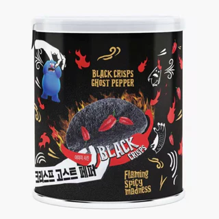 มันฝรั่งทอดกรอบ เผ็ดที่สุดในโลก Ghost Pepper Black Chips (เลือกรสได้)