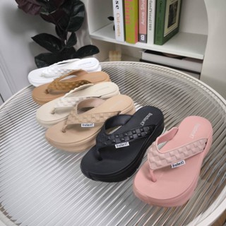 Brazllankt มาใหม่ 9058-2 รองเท้าแตะหนีบเสริมส้น 5 ซม รองเท้า…