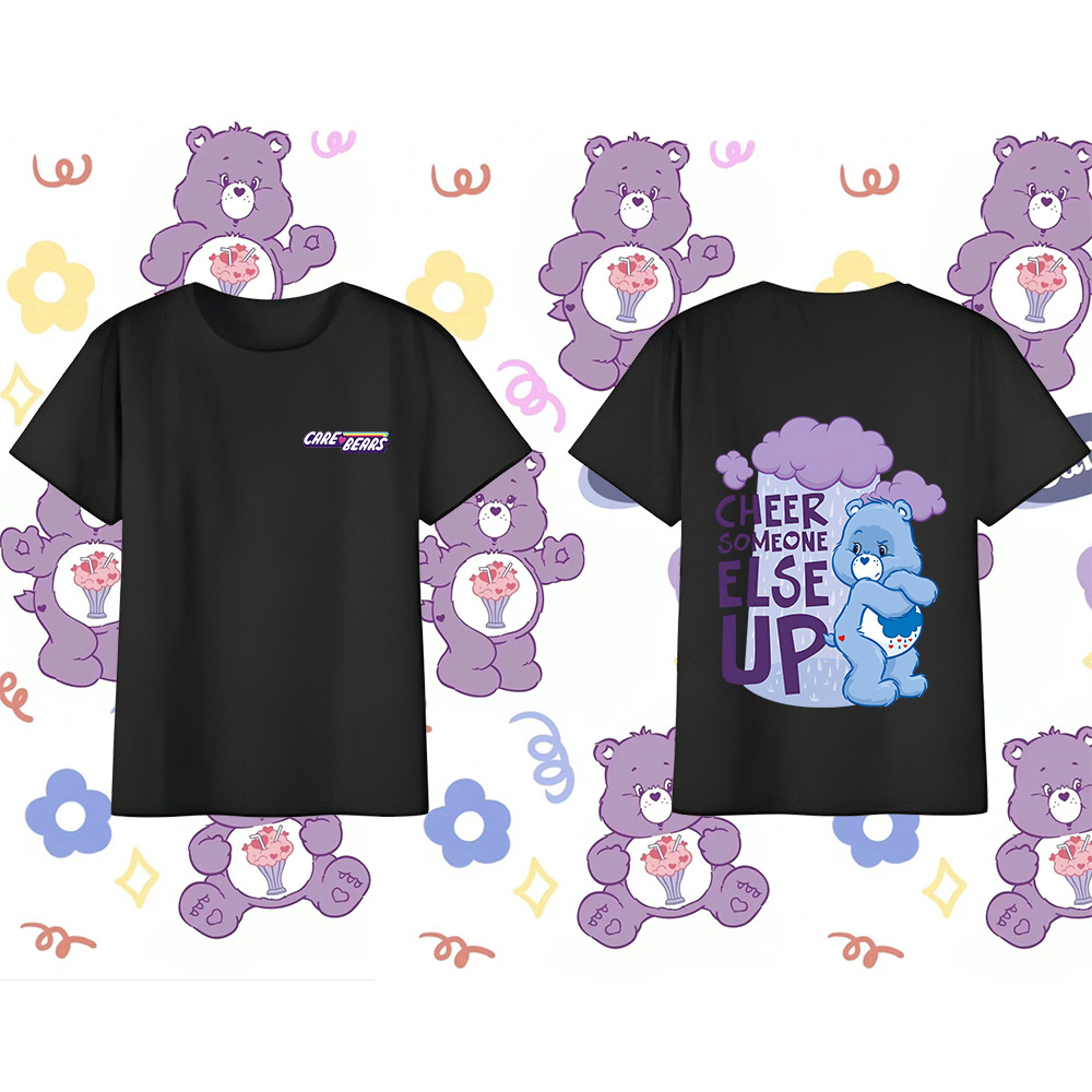 2024 Care Bears เสื้อยืด ของแท้  Round neck summer