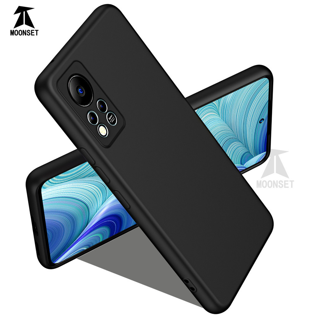 สําหรับ infinix Hot 11s NFC กรณีอัพเกรดซิลิโคนเหลวขอบสี่เหลี่ยมป้องกันกล้อง Soft Anti-Scratch ซับไมโครไฟเบอร์กันกระแทก Slim บางฝาครอบ